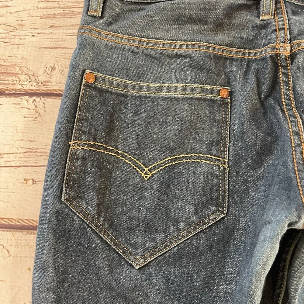 Levis 511 Special Edition 1873 Rivets Jeans Slim Straight‎ Mid Blue Fade 34x32